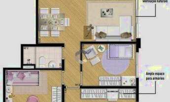 Imagem 2: Apartamento com 3 dormitórios à venda, 75 m² por R$ 538.538 - Jardim Carvalho - Porto Aleg