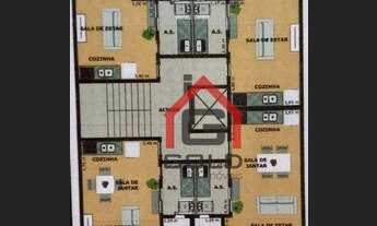 Imagem 2: Apartamento com 2 dormitórios à venda, 44 m² por R$ 320.000 - Jardim Alvorada - Santo Andr