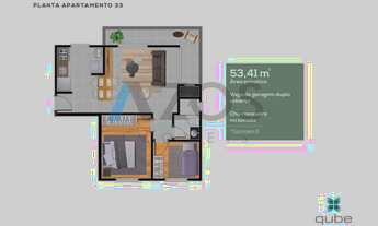 Imagem 4: EXCELENTES APARTAMENTOS A VENDA COM 02 DORMITÓRIOS NO BAIRRO MARACANÃ EM COLOMBO