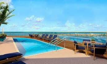 Imagem 3: Apartamento com um (01) quarto à venda no bairro de São José, Recife-PE. Edf. Parque do Ca