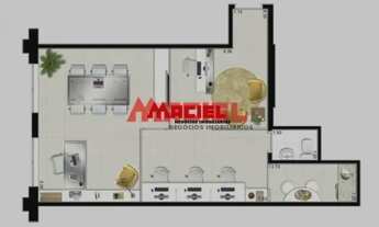 Imagem: Comercial sala em edifíciocondomínio em