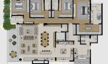 Imagem 4: APARTAMENTO com 3 dormitórios à venda por R$ 6.916.291,20 no bairro Batel - CURITIBA / PR