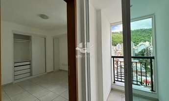 Imagem 3: Quarto e sala com vaga de garagem para locação na Av. Rio Branco