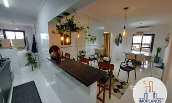 Imagem 2: Apartamento com 2 dormitórios à venda, 73 m² por R$ 425.000,00 - Vila Guilhermina - Praia