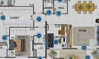 Imagem 5: Breve LANÇAMENTO! Apartamento com 4 suítes à venda, 189 m² por R$ 2.060.000 - Cambuí - Cam