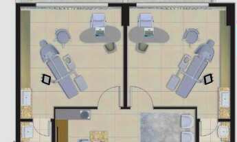 Imagem 9: Sala, 46 m² - venda por R$ 667.000,00 ou aluguel por R$ 3.850,00/mês - Cocó - Fortaleza/CE