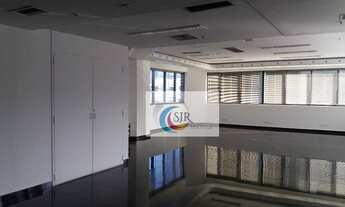 Imagem 2: Conjunto comercial reformado recentemente, com 184m² composto por 2 amplas salas e 4 banhe