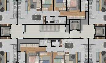 Imagem 3: Apartamento com 3 dormitórios à venda, 101 m² por R$ 1.229.300,00 - Cabral - Curitiba/PR