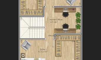 Imagem 2: Sobrado com 4 dormitórios à venda, 212 m² por R$ 1.250.000 - Loteamento Pineville - Pinhai