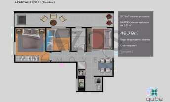 Imagem 6: EXCELENTES APARTAMENTOS A VENDA COM 02 DORMITÓRIOS NO BAIRRO MARACANÃ EM COLOMBO