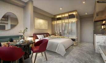 Imagem: Studio com 1 dormitório, sala, cozinha