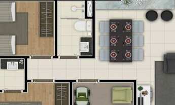 Imagem 2: Apartamento com 3 dormitórios à venda, 85 m² por R$ 799.000,00 - Residencial Villa Lobos