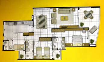 Imagem 7: APTO 114 m2 NO ESPETACULAR CATU LAKE RESIDENCE - AQUIRAZ/CE <br>(30 min do centro de