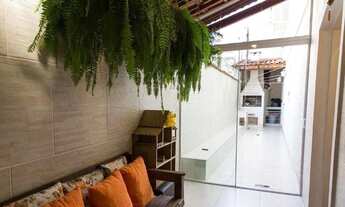 Imagem 4: Sobrado aconchegante locação tem 151 metros quadrados com 3 quartos 1 suíte, 2 vagas, chu