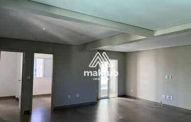 Imagem 2: Apartamento com 2 dormitórios para alugar, 89 m² por R$ 4.112,00/mês - Campestre - Santo A