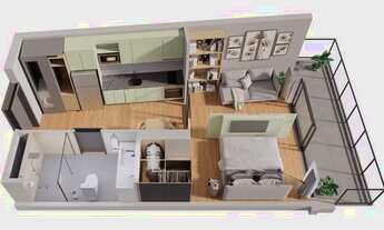 Imagem 2: Studio para aluguel com 54 metros quadrados em Pinheiros - São Paulo - SP