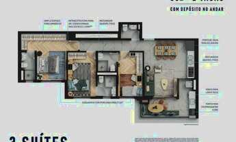 Imagem 4: Apartamento à venda com 86m2 3 suítes 2 vagas - Gran Alpha Gran Alphaville