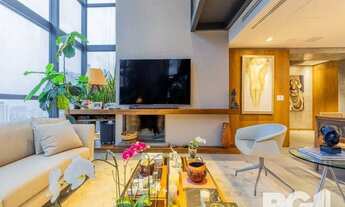 Imagem 3: Belíssimo apartamento no Glass Aurélio andar alto, Living com pé direito duplo