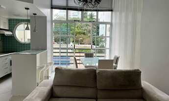 Imagem 2: Apartamento com 1 dormitório para alugar, 56 m² por R$ 3.000,00/mês - Alphaville Empresari