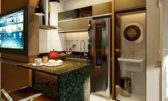 Imagem 4: Apartamento mobiliado com 1 dormitório à venda, 34 m² por R$ 300.327 - São Luiz - Belo Hor