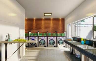 Imagem 7: Apartamento mobiliado com 1 dormitório à venda, 34 m² por R$ 300.327 - São Luiz - Belo Hor