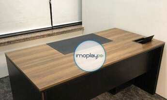 Imagem 7: Layout Mobiliado pronto para uso com Recepção, Copa e Banheiros