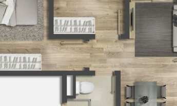 Imagem 2: Apartamento com 2 dormitórios à venda, 45 m² por R$ 157.000,00 - Olaria - Canoas/RS