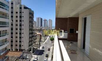 Imagem 4: Apartamento com 3 dormitórios à venda, 122 m² por R$ 650.000,00 - Vila Guilhermina - Praia