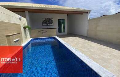 Imagem 3: Casa com piscina, 2 dormitórios à venda, 90 m² por R$ 379.000 - Jardim Cibratel - Itanhaém