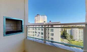 Imagem 5: Vendo apartamento de último andar, um dormitório com sacada, churrasqueira, garagem, eleva