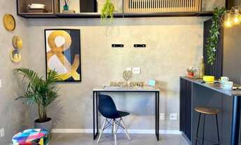 Imagem 5: Apartamento com 1 dormitório, sala 2 ambientes, varanda, 1 vaga, 47 m² - venda por R$ 1.38