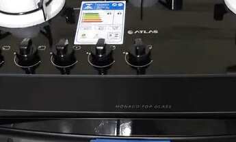 Imagem: Fogão atlas 5 bocas mesa de vidro ((Novo