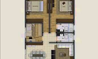 Imagem 2: Apartamento com 3 quartos no Mondrian Residencial - Bairro Oficinas em Ponta Grossa