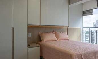 Imagem 3: Apartamento Kitnet Studio Mobiliado Dormitório Suíte Metrô Moema Para Alugar, 25m² por R