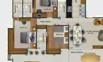 Imagem 5: Apartamento Garden com 3 quartos à venda, 171 m² por R$ 1.059.900 - São Mateus - Juiz de F