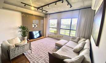 Imagem 6: Apartamento 100% mobiliado com 2 dormitórios, andar alto, sala 2 ambientes, 1 vaga, à vend