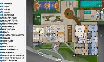 Imagem 3: Apartamento com 3 dormitórios à venda, 88 m² - Condomínio Edifício Connect Planeta - Soroc