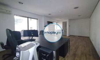 Imagem 6: Conjunto comercial com 64m² semi-mobiliada, piso laminado e ar condicionado