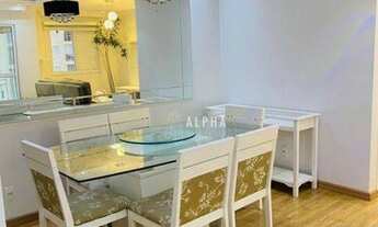 Imagem 1: Apartamento com 2 dormitórios para alugar, 86 m² por R$ 5.200,00/mês - Alphaville - Baruer