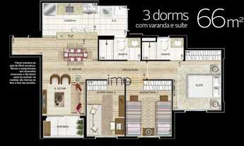 Imagem 7: Apartamento com 3 dormitórios à venda, 66 m² - Condomínio Vista Garden - Sorocaba/SP