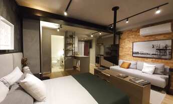 Imagem 6: Studio 1 quarto entregue Mobiliado, novo com total segurança e lazer