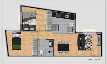 Imagem 3: Apartamento para venda com 43 metros quadrados com 2 quartos em Vila Guilhermina - São Pau