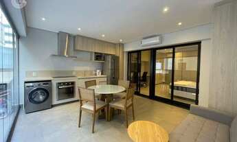 Imagem 2: Apartamento com 1 dormitório para alugar, 55 m² por R$ 5.500,00/mês - Pinheiros - São Paul