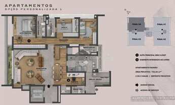 Imagem 2: Apartamento Garden com 3 dormitórios à venda, 246 m² por R$ 2.265.000,00 - Boa Vista - Por