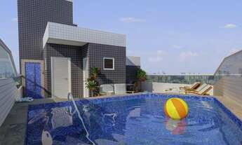 Imagem 2: Apartamento com 1 dormitório à venda, 40 m² por R$ 250.000,00 - Vila Guilhermina - Praia G