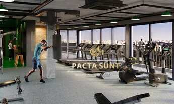 Imagem 7: Lindo studio com 1 dormitório, varanda, piso de porcelanato, à venda, 31,75 m² por R$ 480