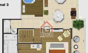 Imagem: Cobertura com 3 dormitórios à venda, 183