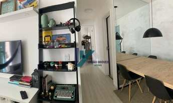 Imagem 5: PORTEIRA FECHADA - Apartamento montado - 2 qts, sendo 1 suíte com varanda e vaga