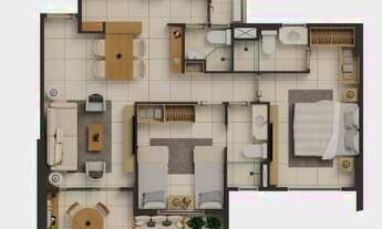 Imagem 8: VALOR SUJEITO A ALTERAÇÃO SEM AVISO PRÉVIO* - Apartamento com 2 dormitórios à venda, 66 m