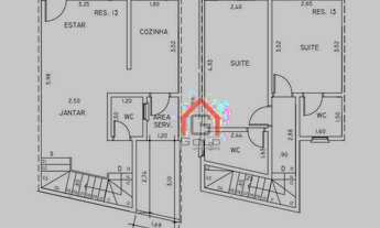 Imagem: Sobrado com 2 dormitórios à venda, 88